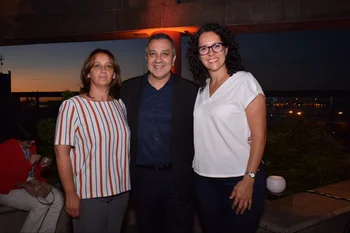 Gloria Cifuentes, Winston González y Gabriela Valli