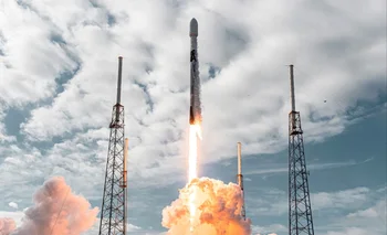 El cohete Falcon 9 de Space X fue lanzado en 2015