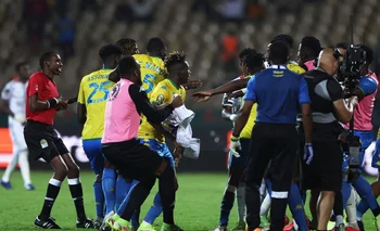 Los incidentes que se produjeron tras el partido entre Gabón y Ghana