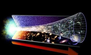 La evolución del cosmos en una imagen de la agencia aeroespacial estadounidense.