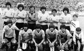 La selección uruguaya que ganó el Sudamericano Juvenil de 1981