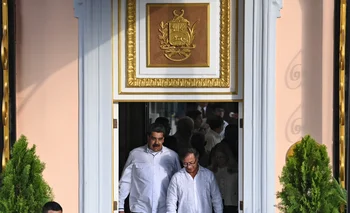 Gustavo Petro y Nicolás Maduro reunidos
