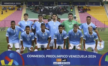 El equipo de Uruguay que debutó en el preolímpicos de Venezuela