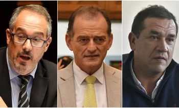 José Carlos Mahía, Guido Manini Ríos y Sebastián Da Silva