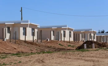 Algunas de las casas en las que serán realojados los residentes del asentamiento Kennedy