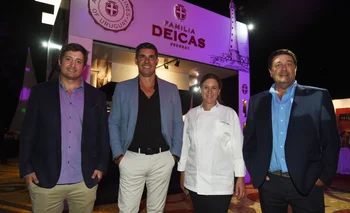 Santiago Deicas, Javier Azcurra, Magali O’Neill y Fernando Deicas