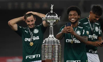 Matías Viña logró la Copa Libertadores 2020 con Palmeiras