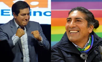 El correísta Andrés Arauz y el líder indígena Yaku Pérez vencieron en las elecciones de este domingo en Ecuador y disputarán el balotaje en abril