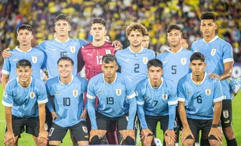 La selección uruguaya sub 20