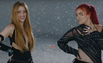 Shakira y Karol-G en el videoclip del nuevo tema