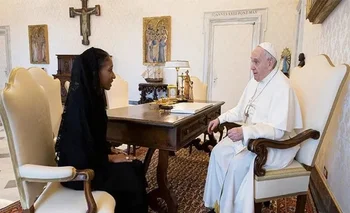 Una reunión anterior del Papa con la embajadora