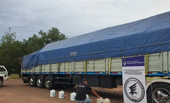 Gendarmería Nacional incautó un camión con 60 litros de droga y precursores químicos en Misiones
