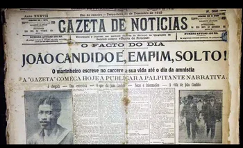 Los diarios de Brasil apodaron a Joao Candido “El almirante negro” y narraron la historia de la rebelión y su liberación hasta que su figura cayó en el olvido. 