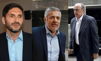 Pullaro, Cornejo y Francos, algunos de los protagonistas de la disputa entre el Gobierno y los gobernadores