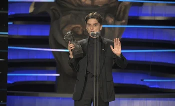 El actor Matías Recalt recibe el Premio Goya a Mejor Actor Revelación por 