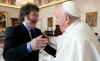 Javier Milei se reunió con el Papa Francisco.