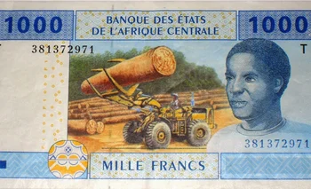 Existen dos francos CFA, uno para África Central y otro para África Occidental, pero ambos están a la par y atados al euro.