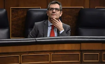 Félix Bolaños, en una sesión plenaria