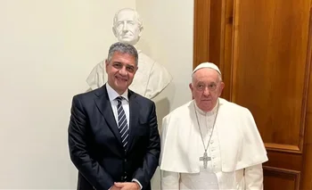 Jorge Macri con el Papa Francisco