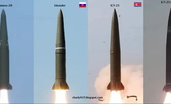 Los misiles rusos Iskander y norcoreanos KN 23 son muy similares en su aspecto exterior pero tienen capacidades y características diferentes.