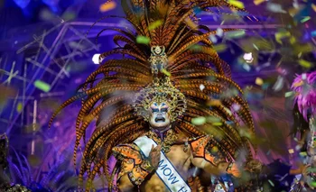 Drag Elektra (Iván Sánchez Pérez), con el espectáculo "Tiene narices la cosa", gana el concurso Drag Queen del Carnaval de Las Palmas de Gran Canaria 2024, este viernes en la capital grancanaria. 