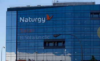 Fachada de la sede de Naturgy, empresa española que opera en los sectores eléctrico y gasístico.