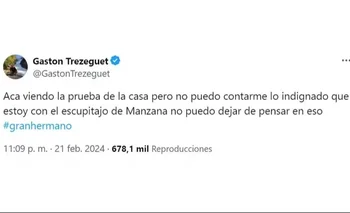 Tweet de Gastón Trezeguet