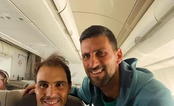 Rafa y Novak juntos.