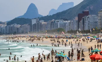 Vista aérea de las playas de Río de Janeiro
