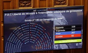 Por 267 votos a favor y 50 en contra, los senadores dieron el visto bueno a esta medida impulsada por el gobierno del presidente Emmanuel Macron y la oposición de izquierda.