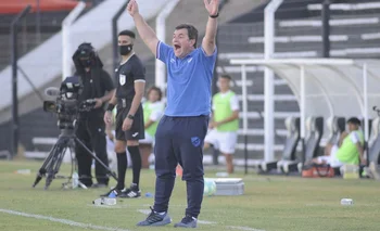Jorge Giordano en su etapa como entrenador de Nacional