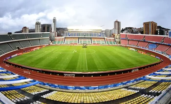 El Estadio Hernando Siles de La Paz, Bolivia