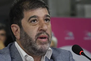 El presidente del Frente Amplio, Fernando Pereira