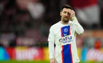 Lionel Messi tras la eliminación con Bayern