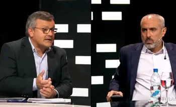 Santiago González y Gabriel Pereyra en el programa En la Mira