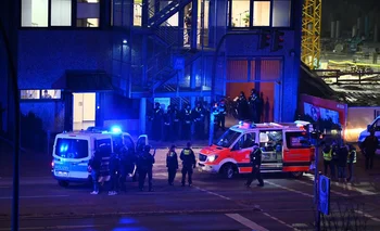 El operativo policial en Hamburgo tras el tiroteo