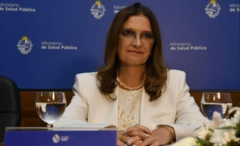 Karina Rando en su asunción al frente del  MSP
