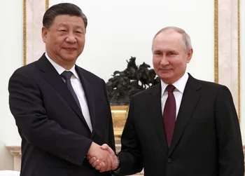 El presidente chino Xi Jinping y el ruso Vladimir Putin. Archivo