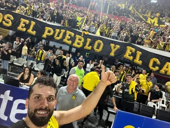 La selfie de la figura de Peñarol, Salvador Zanotta