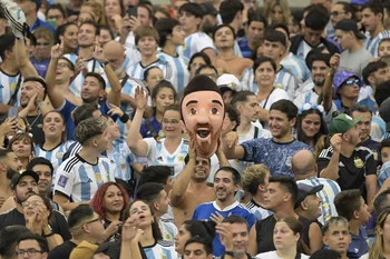 ¿La máscara de Messi? La máscara de Messi