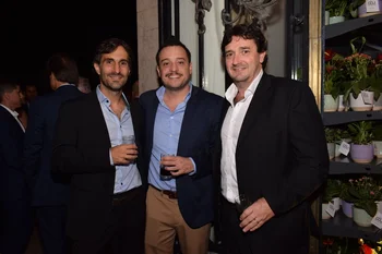 Diego Felipez, Martin Pereyra y Diego Parpal