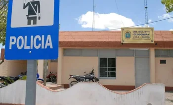 La Comisaría 16 de Banda. (Foto: Aire de Santa Fe)