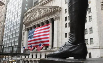 Bolsa de valores de Nueva York, ubicada en la emblemática calle Wall Street