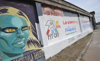 El PIT-CNT repondrá los materiales y ayudará al artista callejero a restaurar el mural