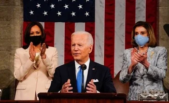 El primer discurso de Joe Biden ante el Congreso