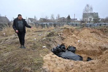 "Esto es genocidio", afirmó el presidente ucraniano, Volodimir Zelenski