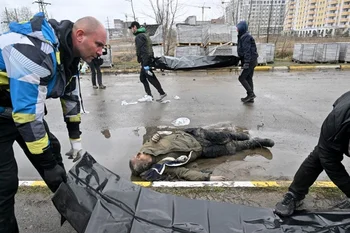 Los locales denuncian que los rusos no dejaban levantar los cadáveres de las calles