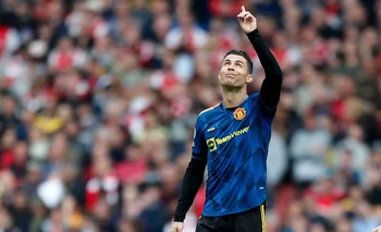 Cristiano Ronaldo mira al cielo y celebra de esa manera su gol, recordando a su hijo fallecido esta semana