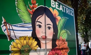 Un mural de Beatriz