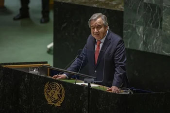 Antonio Guterrres, secretario general de la ONU